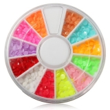 Disc strasuri mate colorate