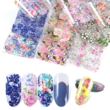Set 5 folii transfer floricele
