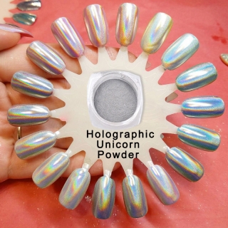 Pigment holografic 1 g (unicorn) argintiu
