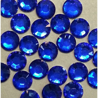 Strasuri unghii sticla tip swarowski 100 buc albastre
