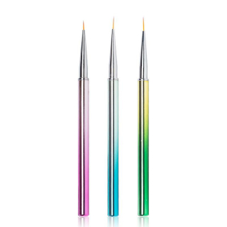 3 pensule nail art Rainbow